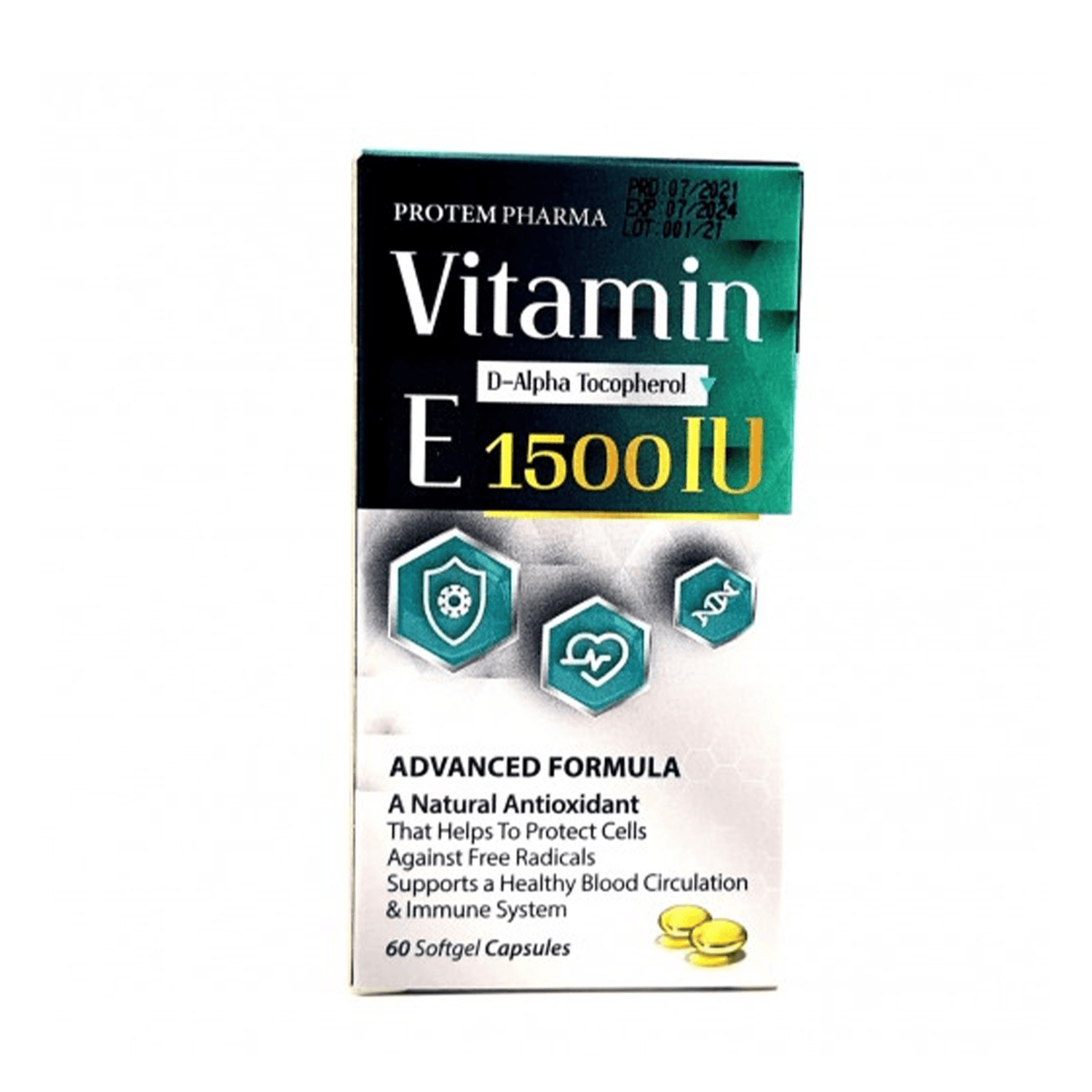 PROTEM PHARMA vitamin E 1500IU