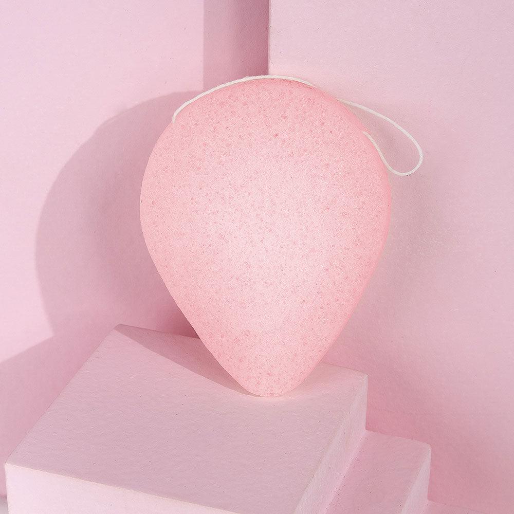 Brushworks Konjac Sponge for dry skine (Pink)