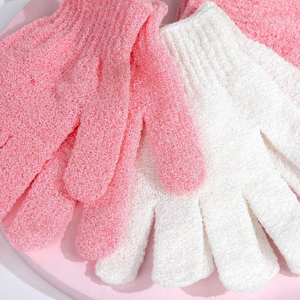 Brushworks Bath Exfoliating Gloves-3 pack