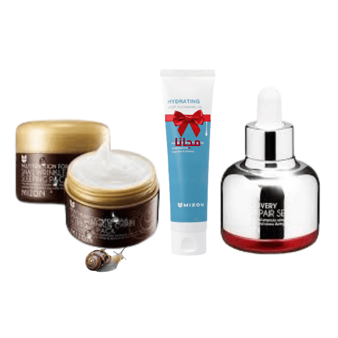 Mizon Good Night  serum &amp; snail Sleeping mask-offer