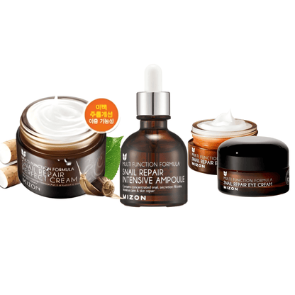 Mizon snail intensive   serum &amp; snail eye cream &amp; snail repair perfect cream-set