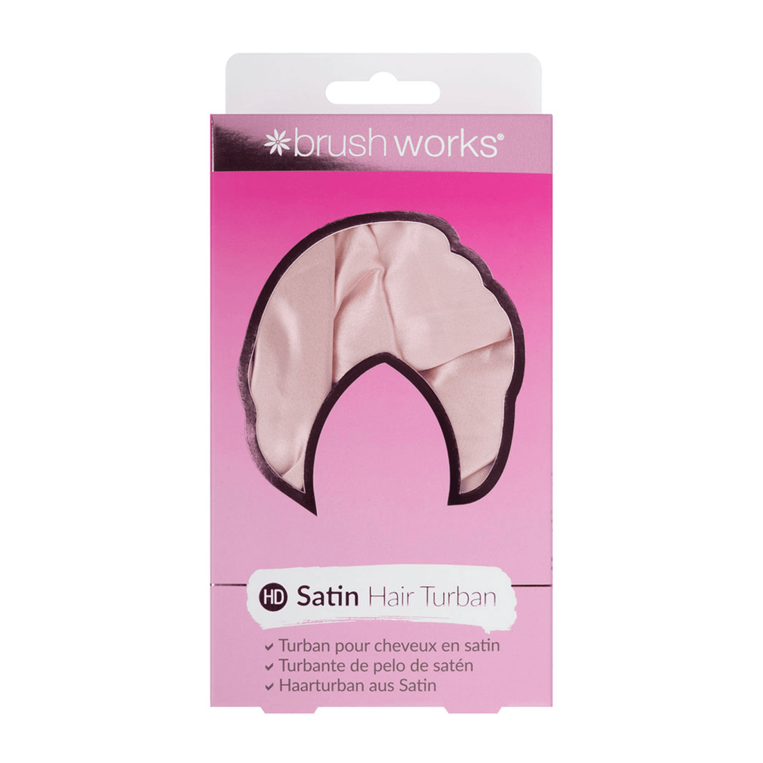 Brushworks Satin Hair Turban