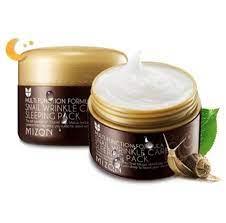 Mizon Snail Sleeping Face mask cream offer