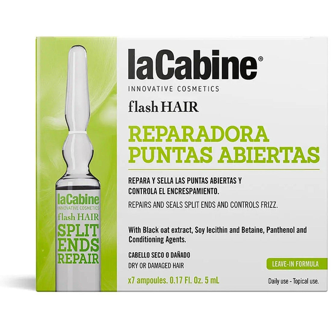 LA CABINE FLASH لإصلاح أطراف الشعر المتقصفة